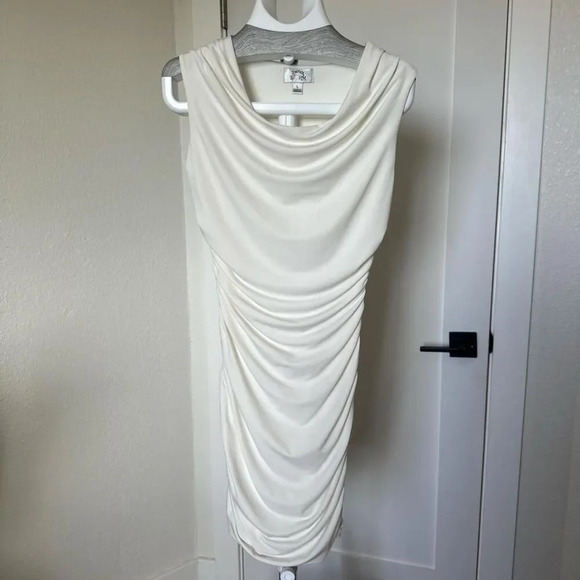 Y2K Vintage Sweet Storm White Mini Dress - Picture 2 of 4